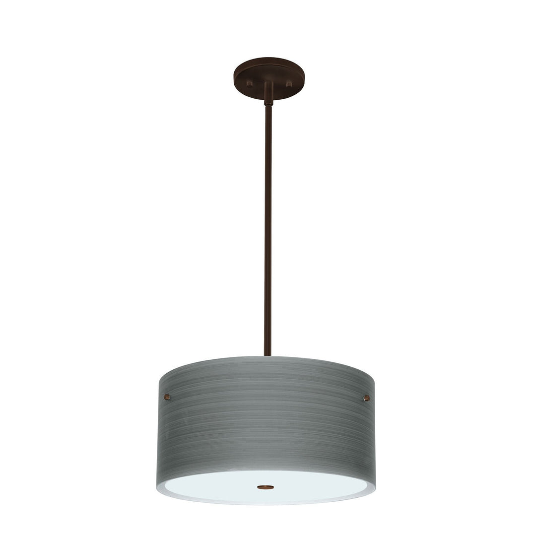 Besa Tamburo 1KT-4008TN-BR Pendant Light - Bronze