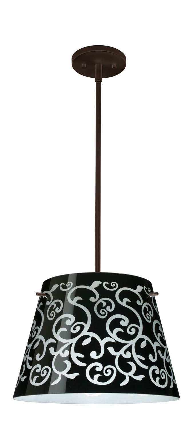 Besa Amelia 1KT-4340BD-BR Pendant Light - Bronze