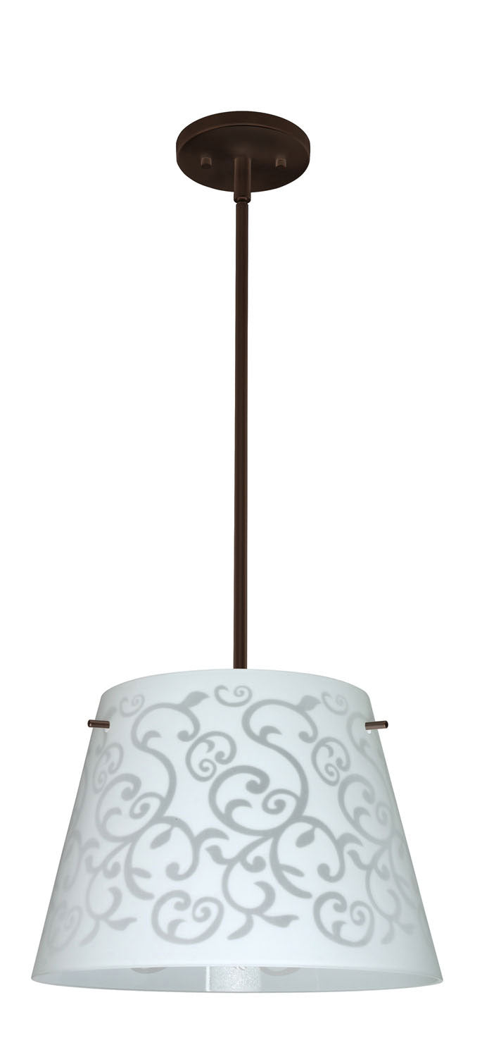 Besa Amelia 1KT-4340WD-BR Pendant Light - Bronze