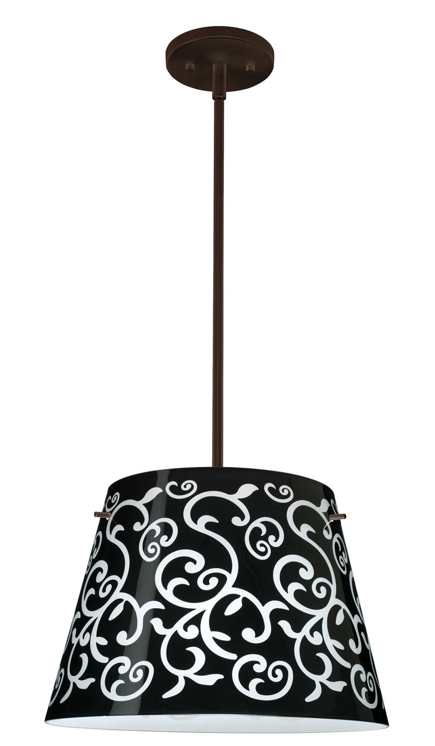 Besa Amelia 1KT-4394BD-BR Pendant Light - Bronze