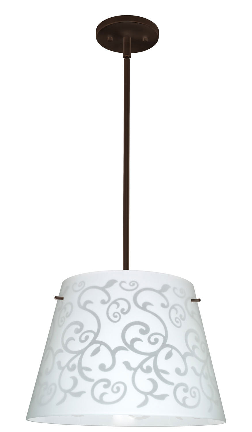 Besa Amelia 1KT-4394WD-BR Pendant Light - Bronze