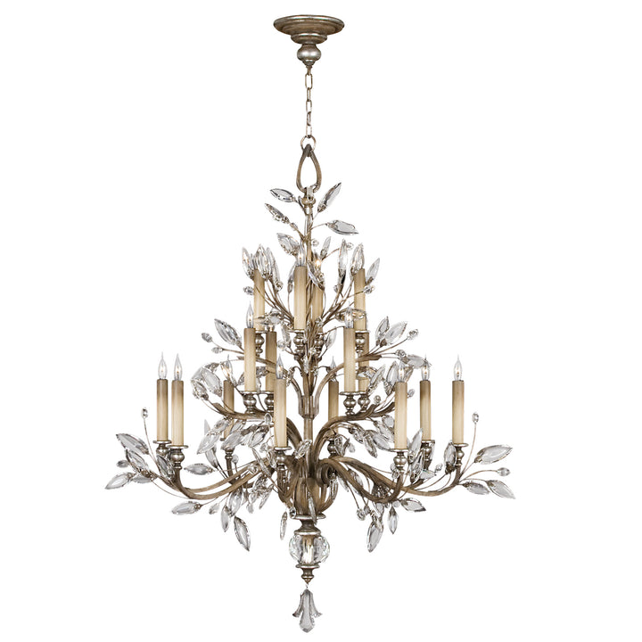 Fine Art Crystal Laurel 759440ST Chandelier Light - Silver