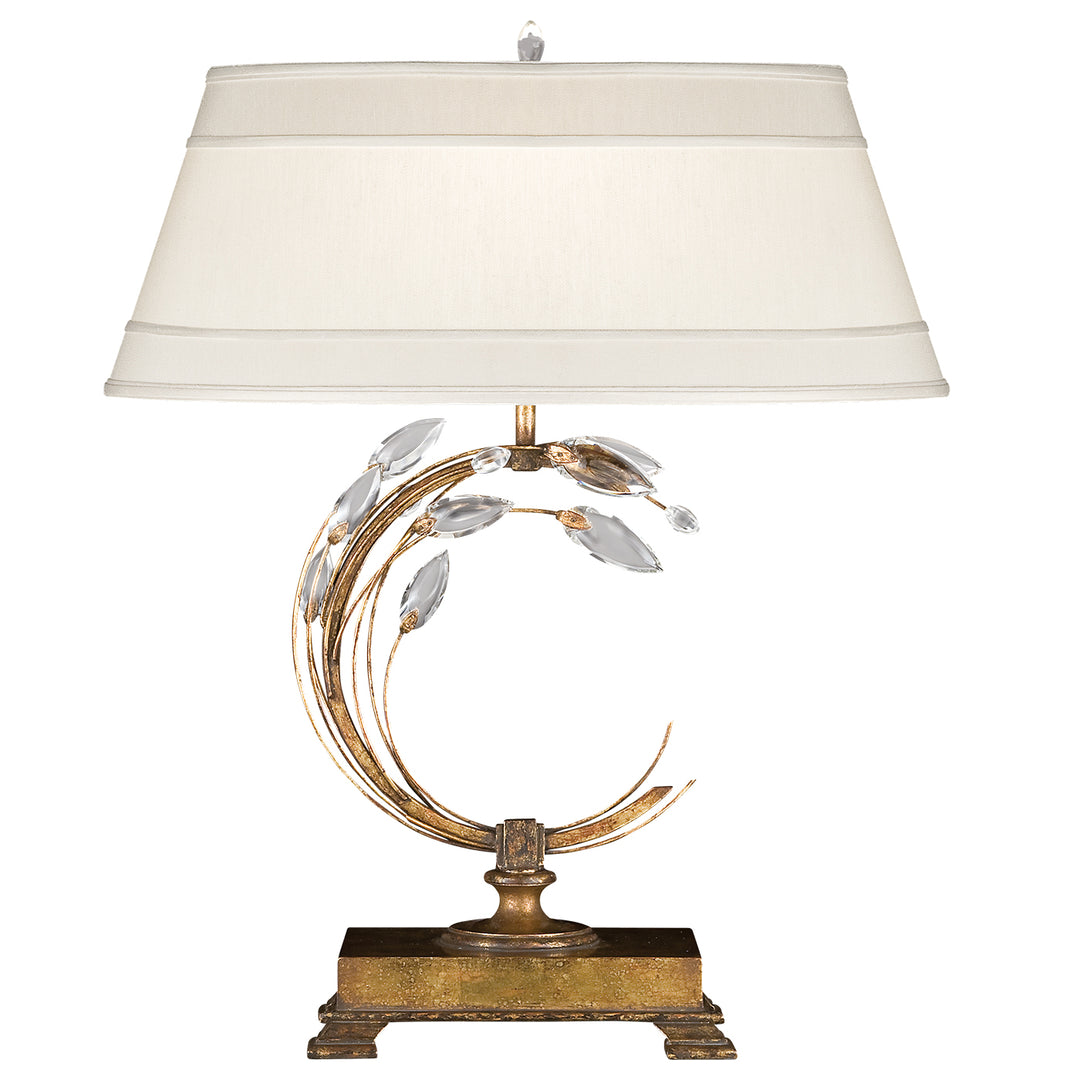 Fine Art Lighting 773210ST Crystal Laurel One Light Table Lamp Lamp Gold, Champ, Gld Leaf