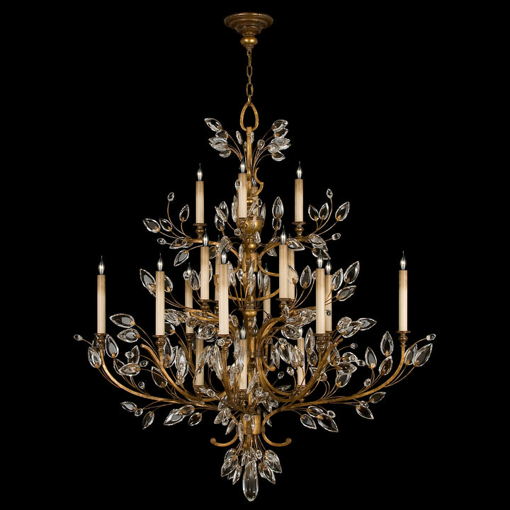 Fine Art Crystal Laurel 774440ST Chandelier Light - Gold