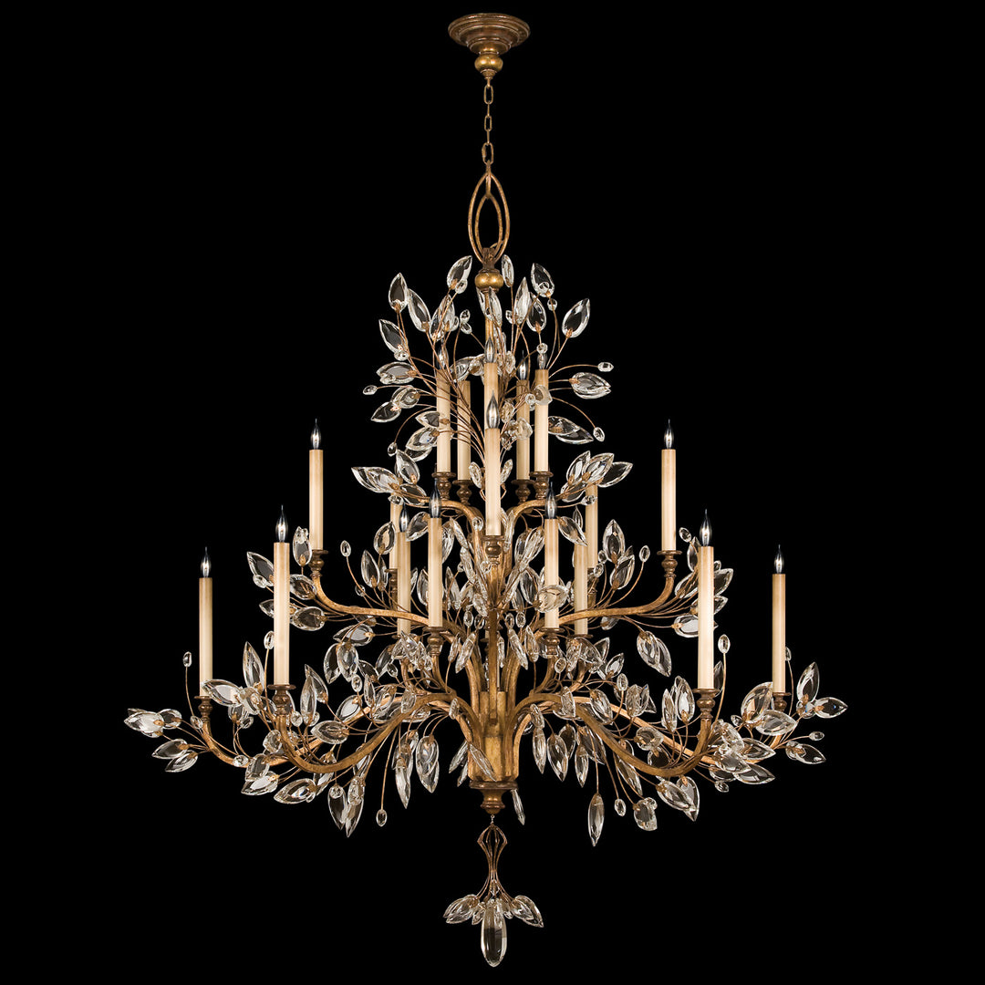 Fine Art Crystal Laurel 774540ST Chandelier Light - Gold