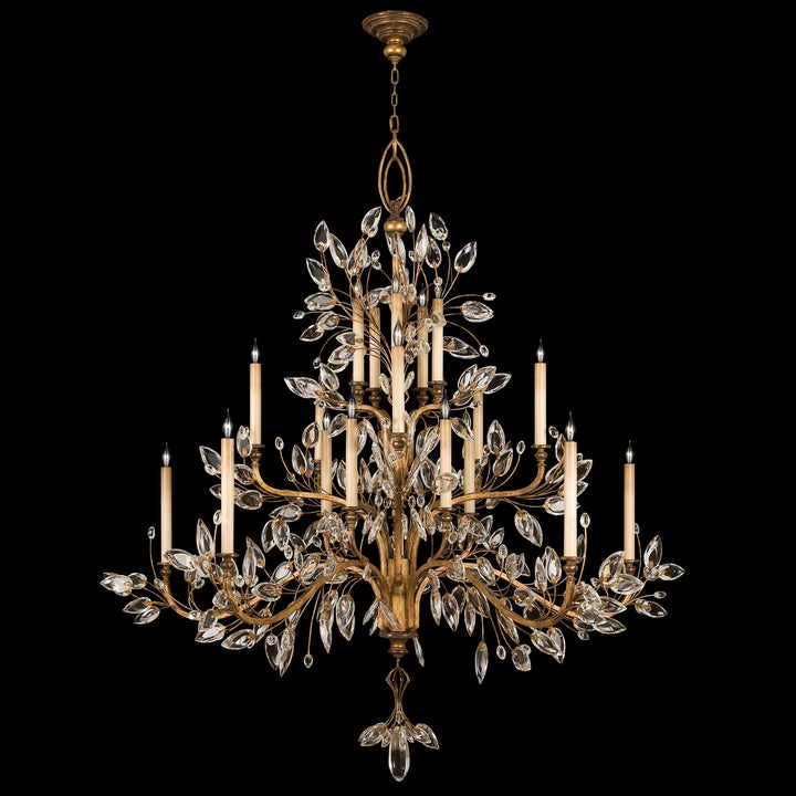 Fine Art Crystal Laurel 774540ST Chandelier Light - Gold