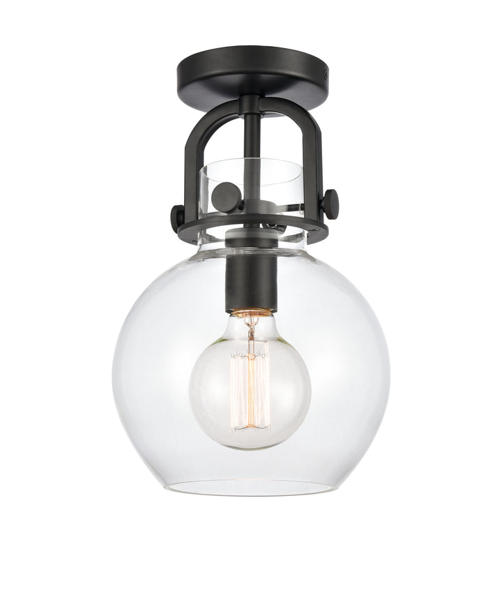 Innovations Downtown Urban 410-1F-BK-G410-8CL Ceiling Light - Matte Black