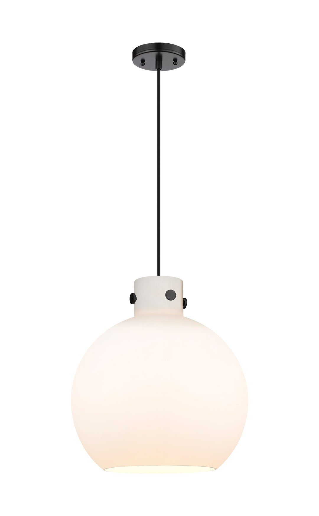 Innovations Downtown Urban 410-1PL-BK-G410-14WH Pendant Light - Matte Black