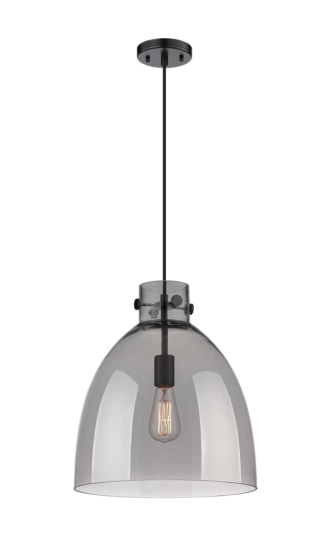 Innovations Downtown Urban 410-1PL-BK-G412-14SM Pendant Light - Matte Black