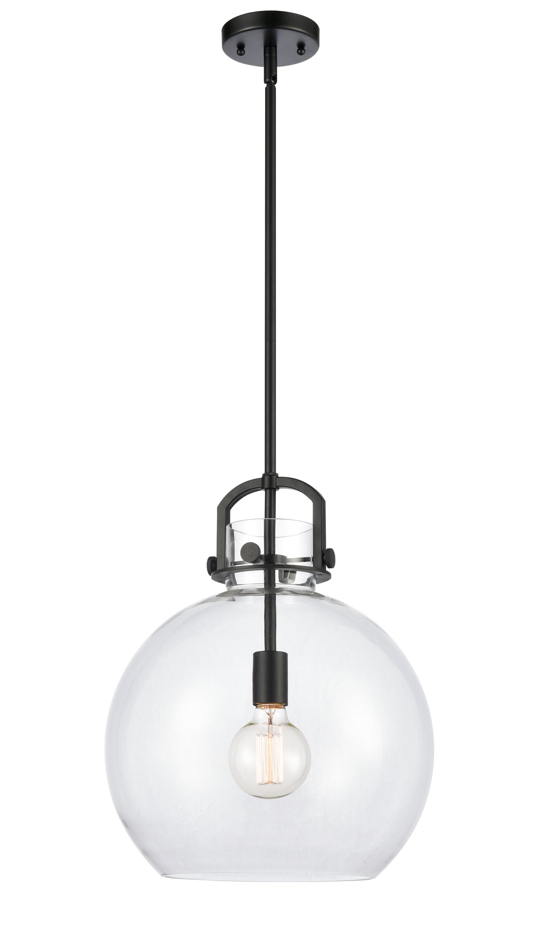 Innovations Downtown Urban 410-1SL-BK-G410-14CL Pendant Light - Matte Black