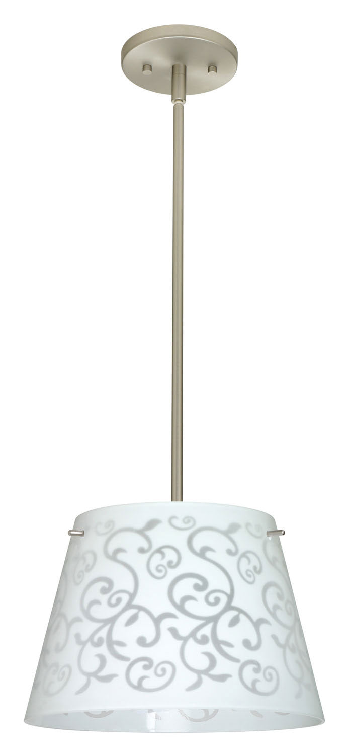 Besa Amelia 1TT-4393WD-SN Pendant Light - Satin Nickel