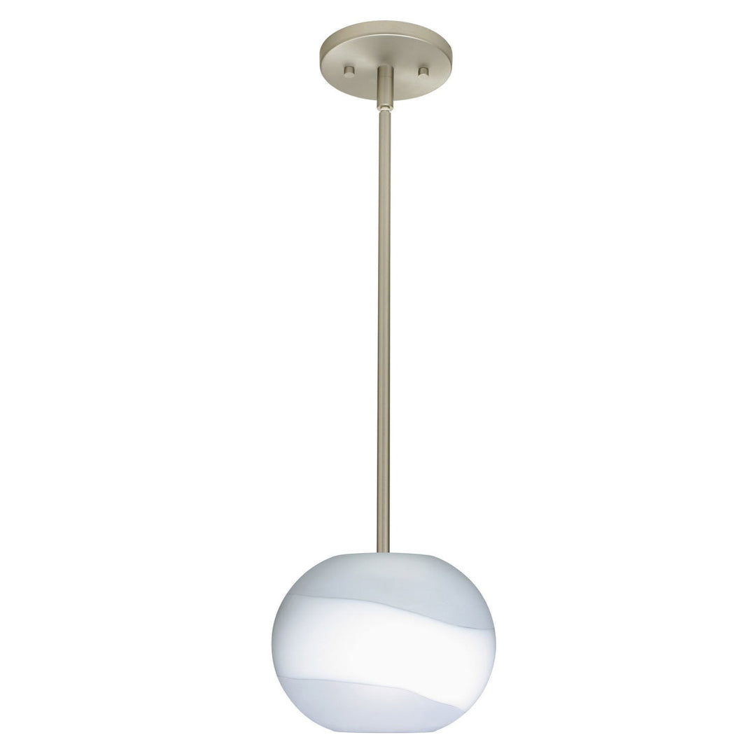 Besa Luna 1TT-477699-SN Pendant Light - Satin Nickel