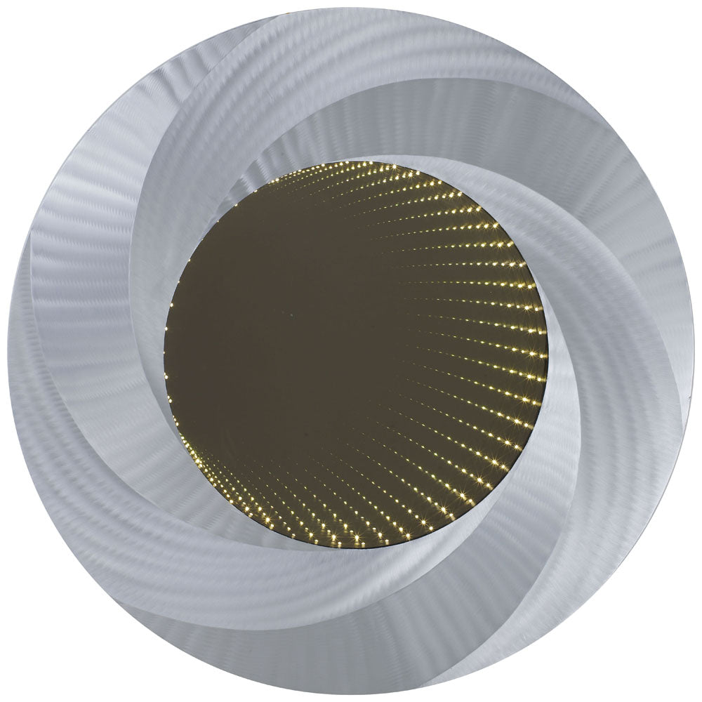 Nova Lighting IFM4200B Vortex Led Mirror Mirror Pewter, Nickel, Silver