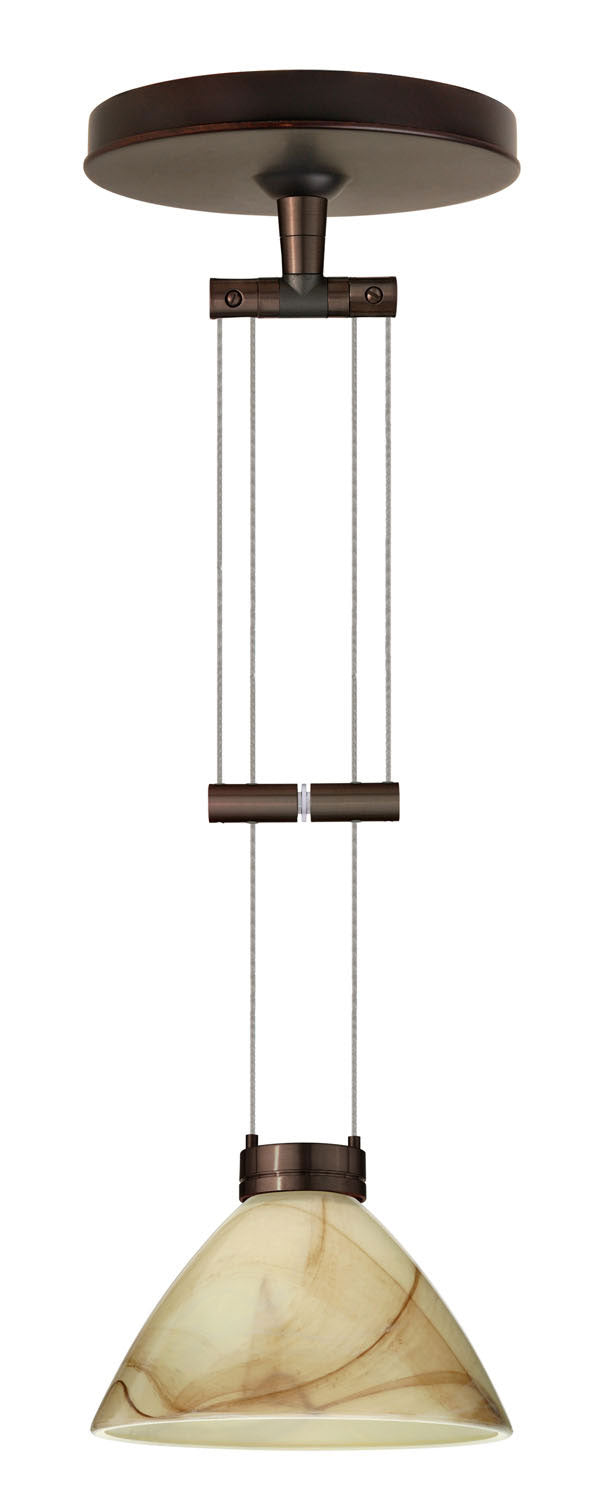 Besa Domi 1XA-174383-BR Pendant Light - Bronze