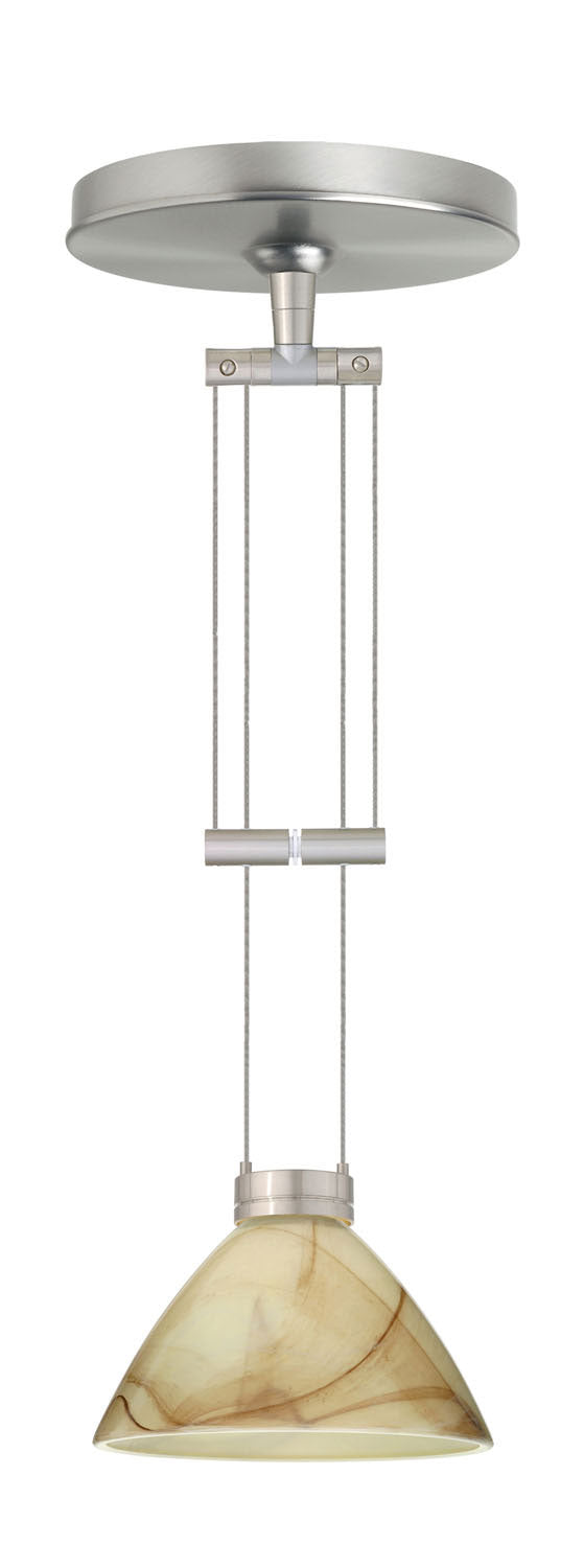 Besa Domi 1XA-174383-SN Pendant Light - Satin Nickel