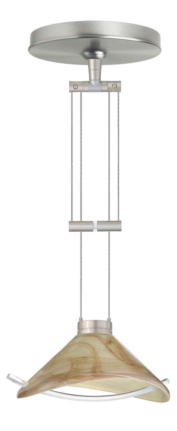 Besa Hoppi 1XA-181305-SN Pendant Light - Satin Nickel