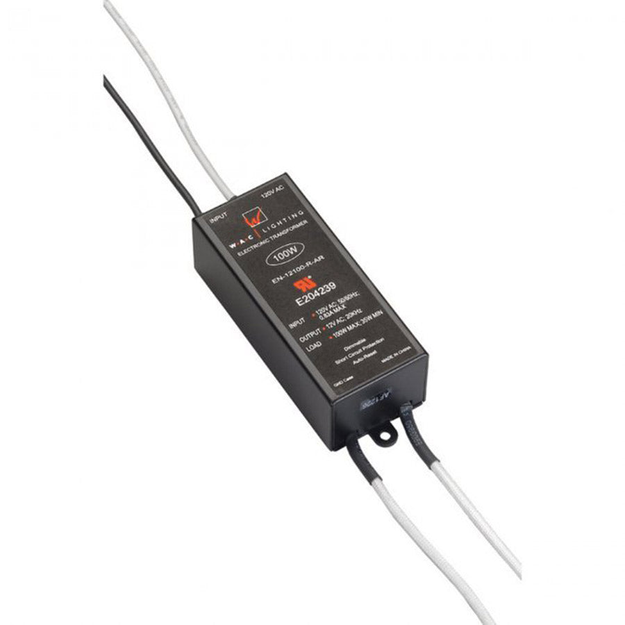 Wac Lighting EN-12100-R-AR  Power Supply Track Light Black
