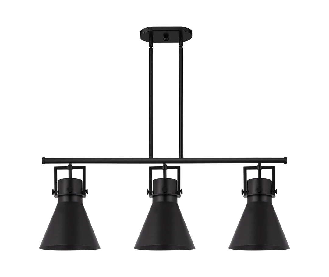 Innovations Downtown Urban 411-3I-BK-M411-10BK Chandelier Light - Matte Black