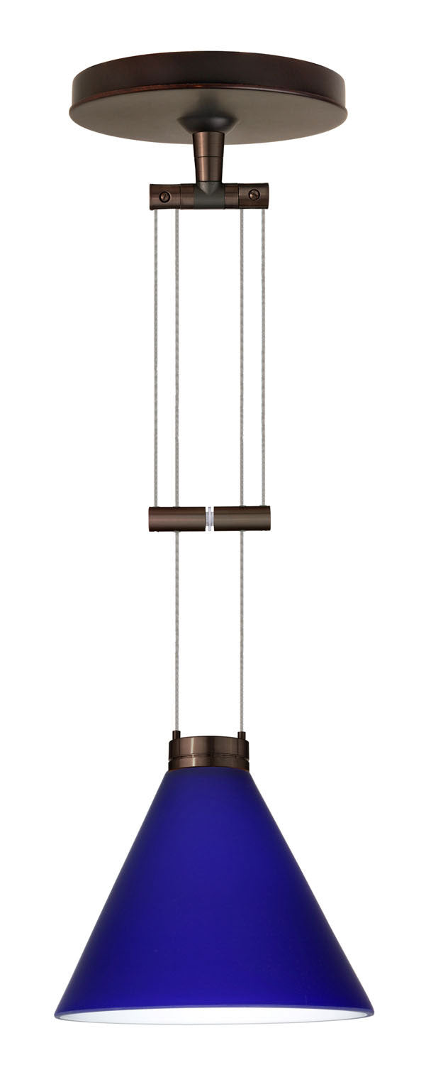 Besa Kani 1XA-5121CM-BR Pendant Light - Bronze