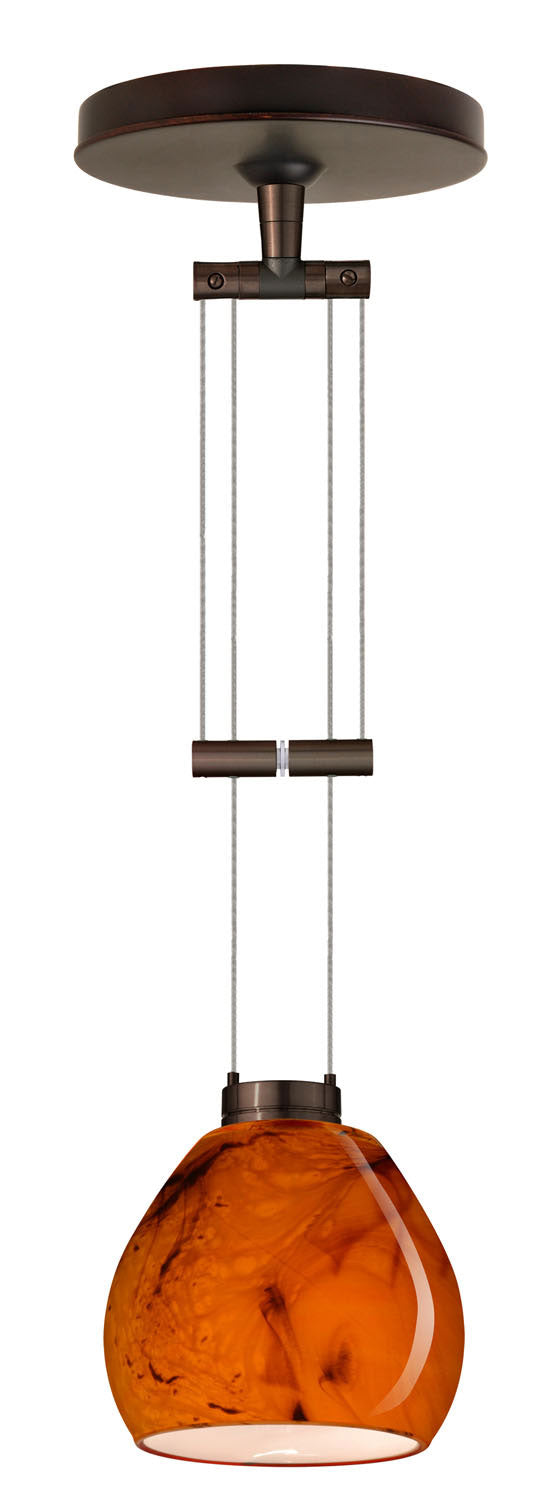 Besa Tay Tay 1XA-5605HB-BR Pendant Light - Bronze