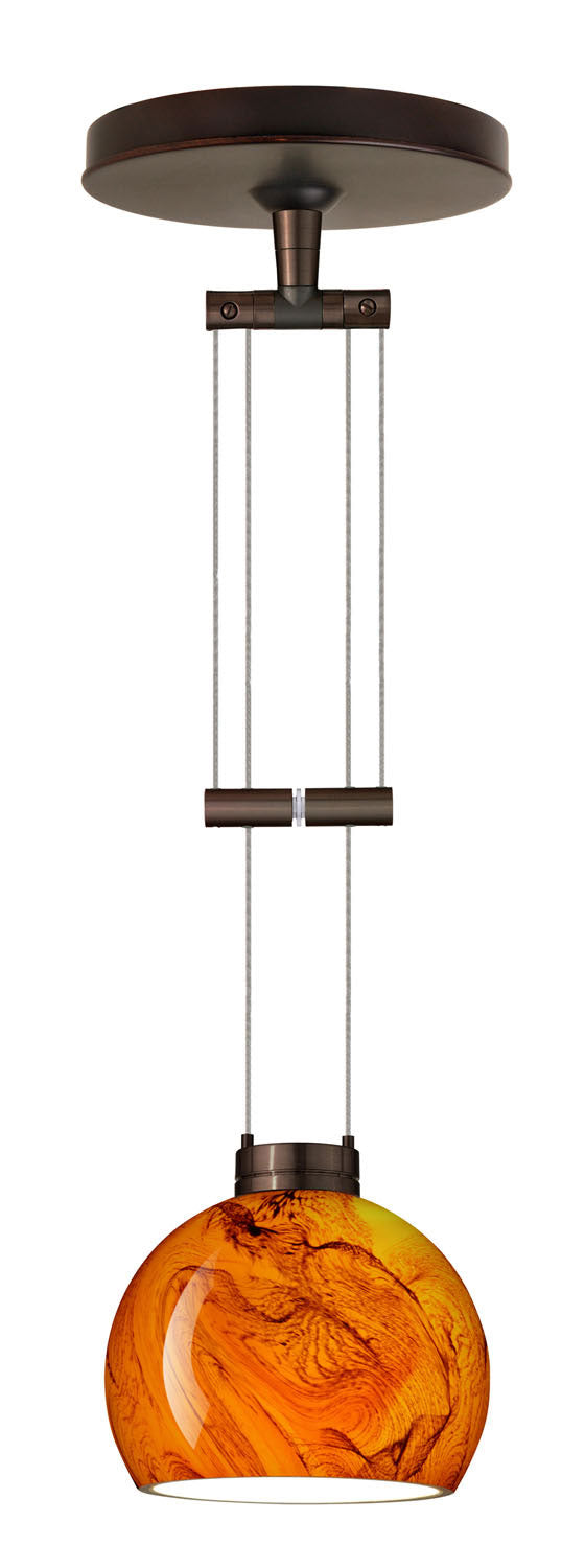 Besa Palla 1XA-5658HB-BR Pendant Light - Bronze