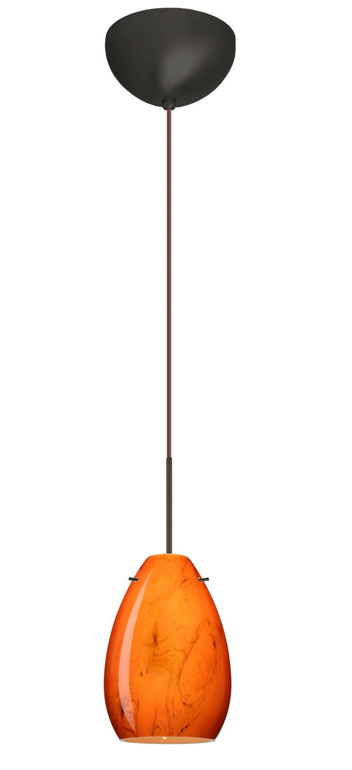 Besa Pera 1XC-1713HB-BR Pendant Light - Bronze