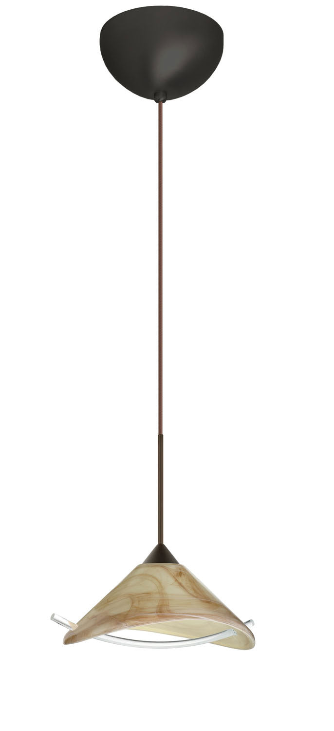 Besa Hoppi 1XC-181305-BR Pendant Light - Bronze