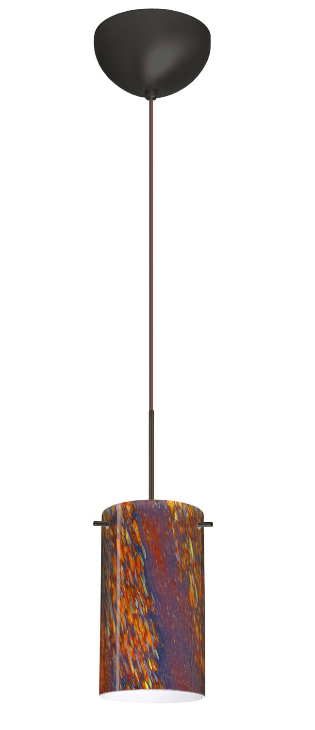 Besa Stilo 1XC-4404CE-BR Pendant Light - Bronze