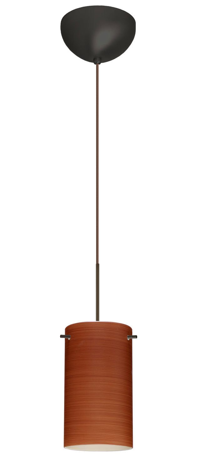 Besa Stilo 1XC-4404CH-BR Pendant Light - Bronze
