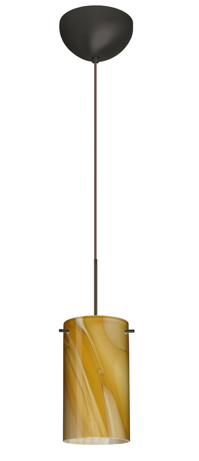 Besa Stilo 1XC-4404HN-BR Pendant Light - Bronze