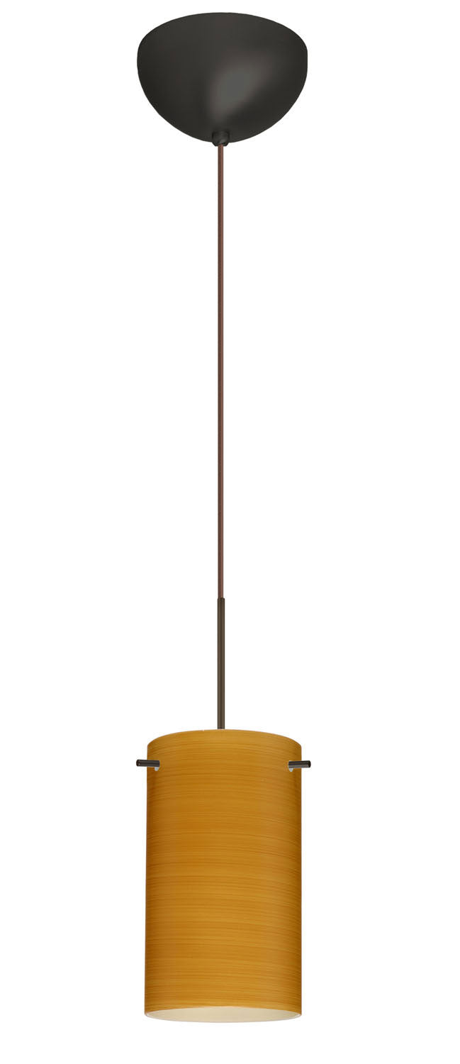 Besa Stilo 1XC-4404OK-BR Pendant Light - Bronze