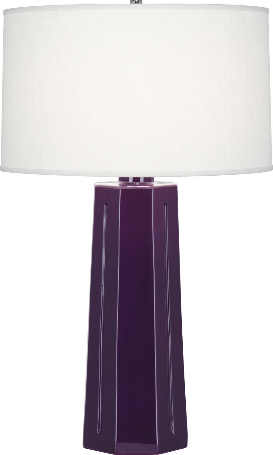 Robert Abbey Lighting 979 Mason Lamp Amethyst Glazed