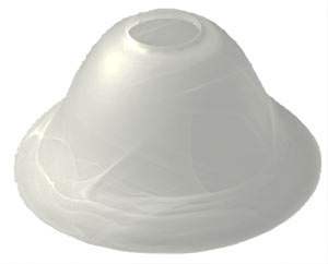 Revolution Lighting G350A Glass Lamp Shade Alabaster