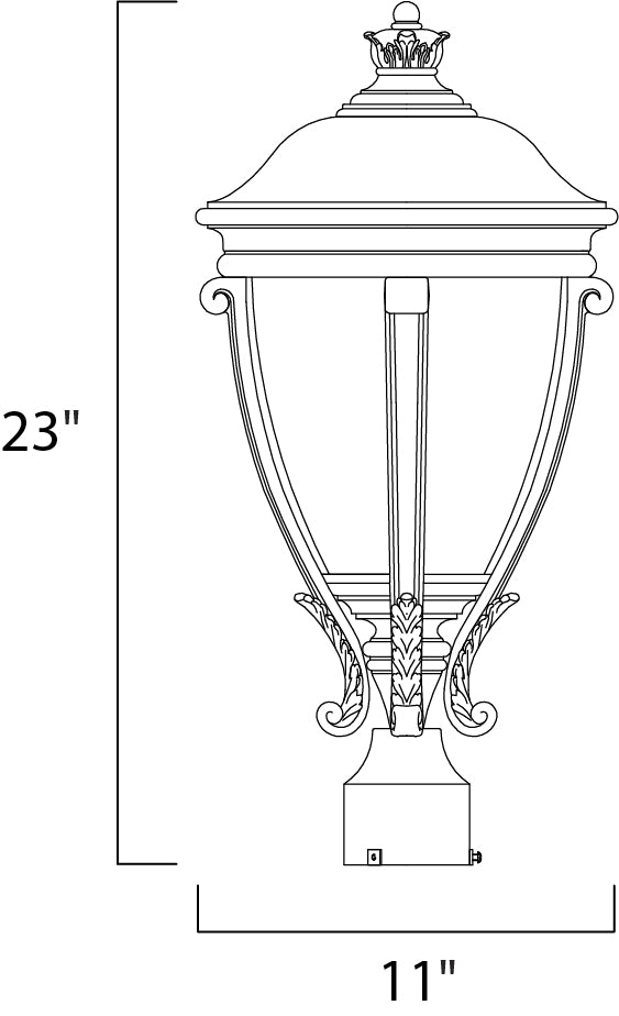 Maxim Lighting 41421WGGO  Camden Vx Outdoor Golden Bronze