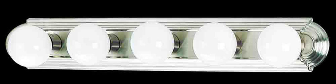 Volume Lighting V1125-33 Hollywood Race Utility Light Brushed Nickel