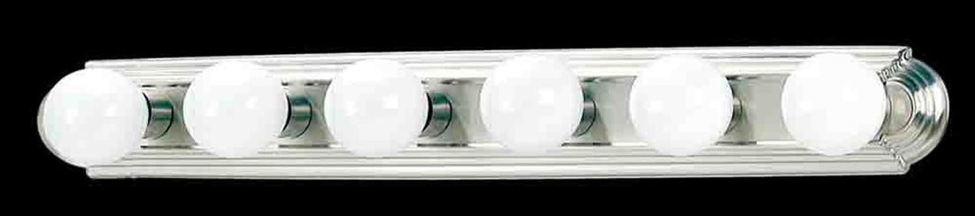 Volume Lighting V1126-33 Hollywood Race Utility Light Brushed Nickel