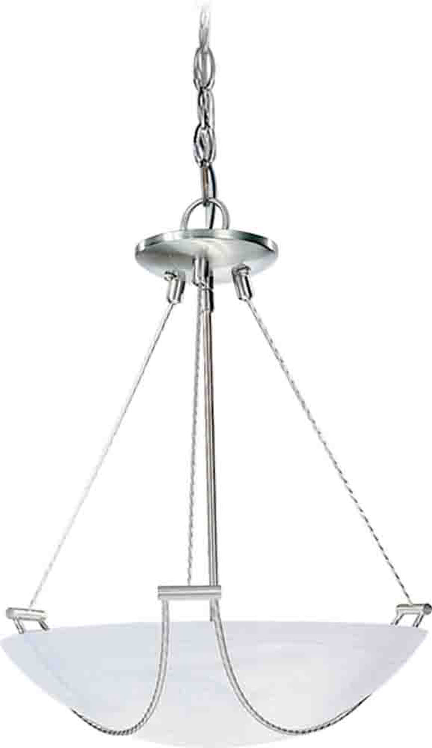 Volume Bowl Pendant V1420-33 Pendant Light - Brushed Nickel