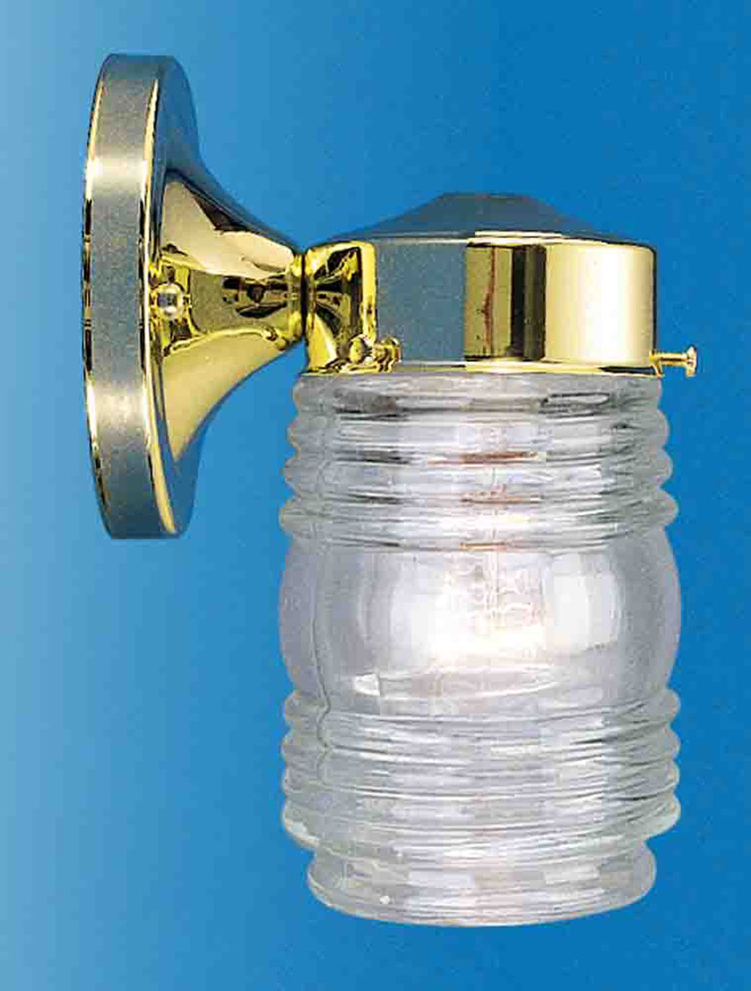 Volume Lighting V1522-2 Wall Mount Utility Light Polish Brass