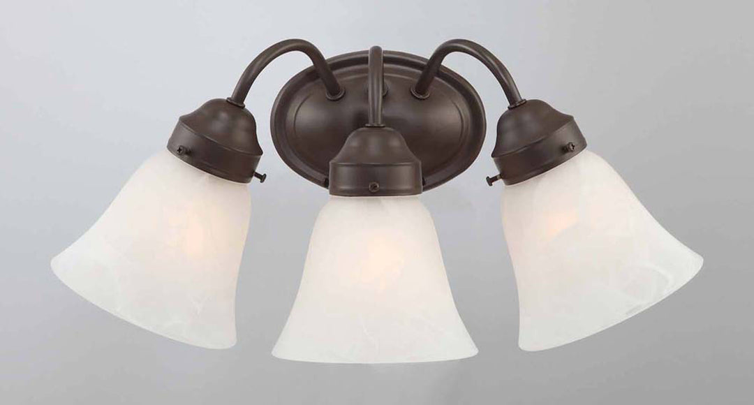 Volume Marti/ Minster Antique Bronze V1573-79 Bath Vanity Light - Antique Bronze
