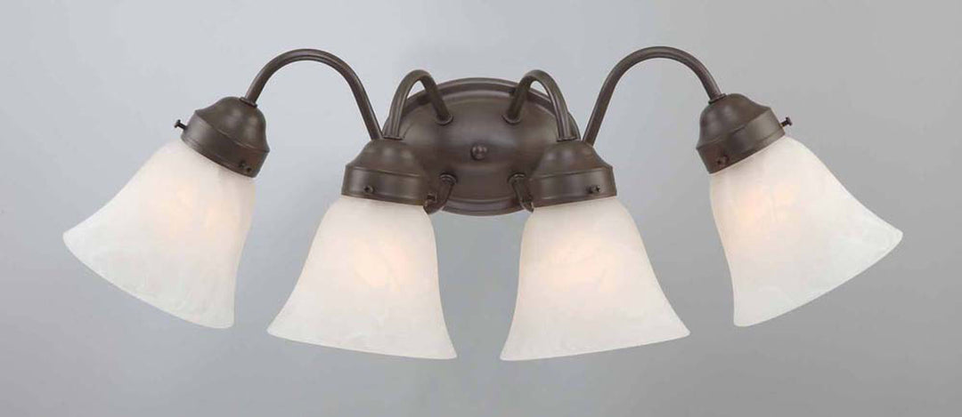 Volume Marti/ Minster Antique Bronze V1574-79 Bath Vanity Light - Antique Bronze