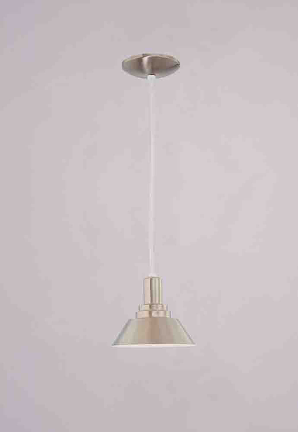 Volume Mini-Pendant Brushed Nickel V1884-33 Pendant Light - Brushed Nickel
