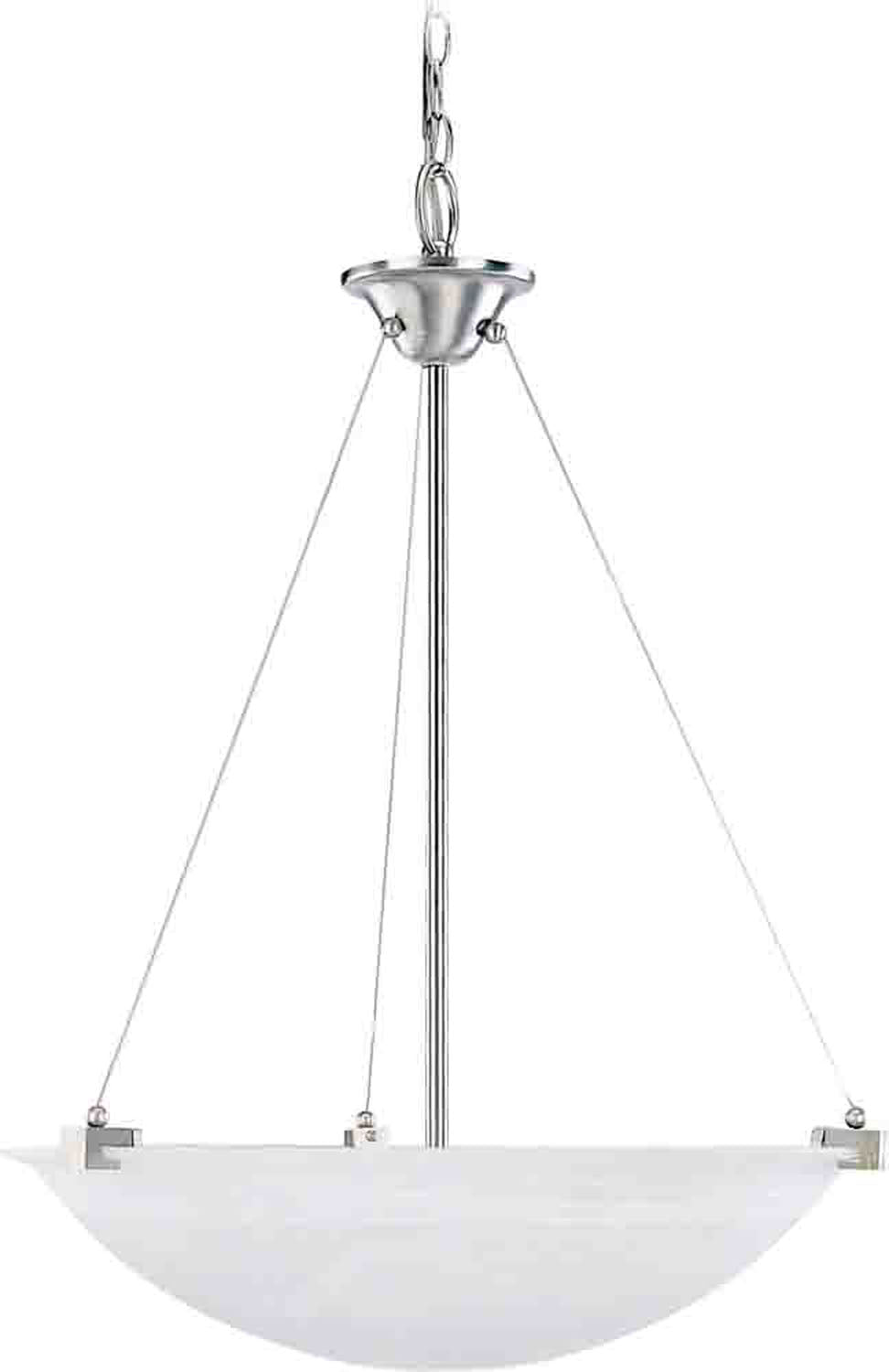 Volume Chandelier Brushed Nickel V1953-33 Pendant Light - Brushed Nickel