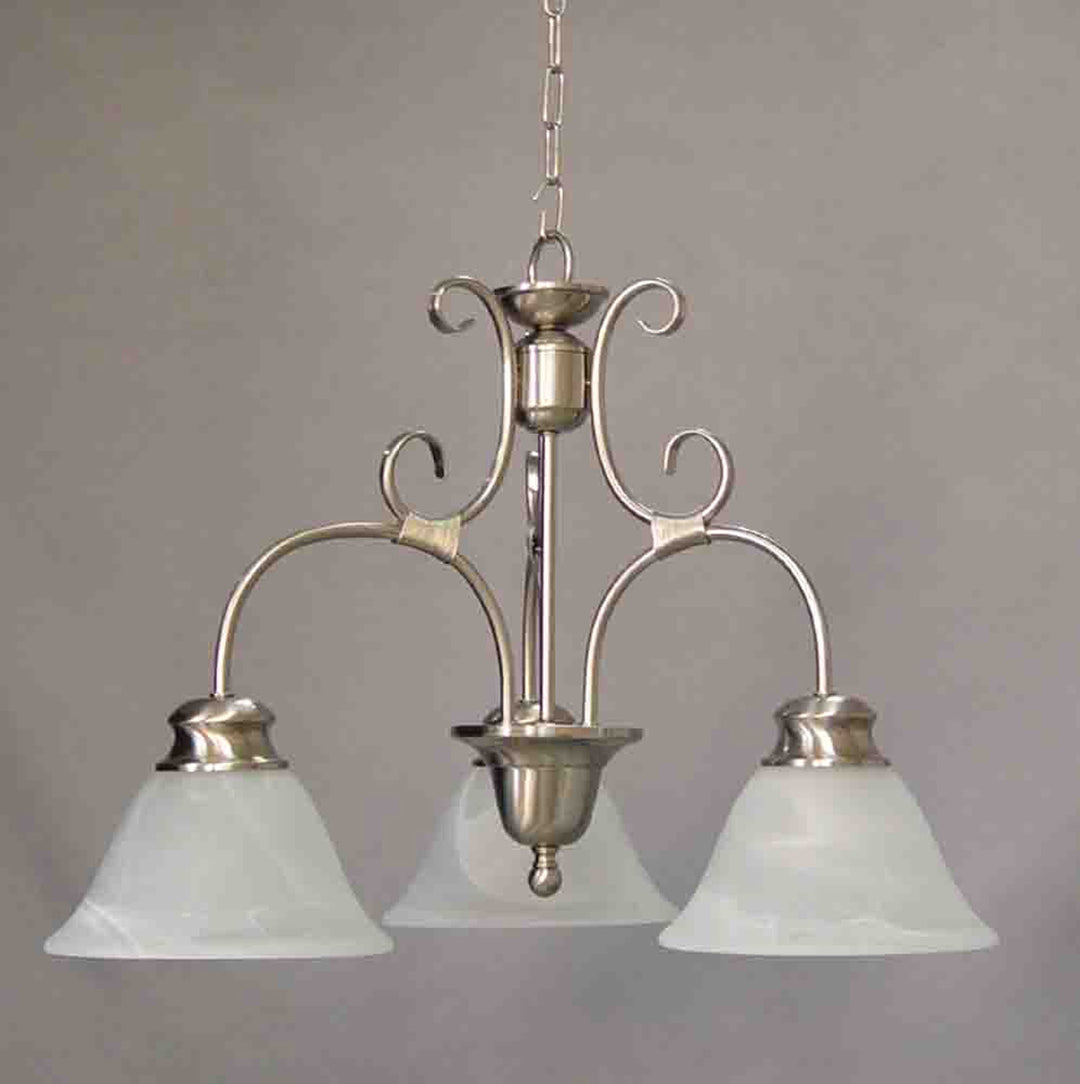 Volume Troy Brushed Nickel V2143-33 Chandelier Light - Brushed Nickel