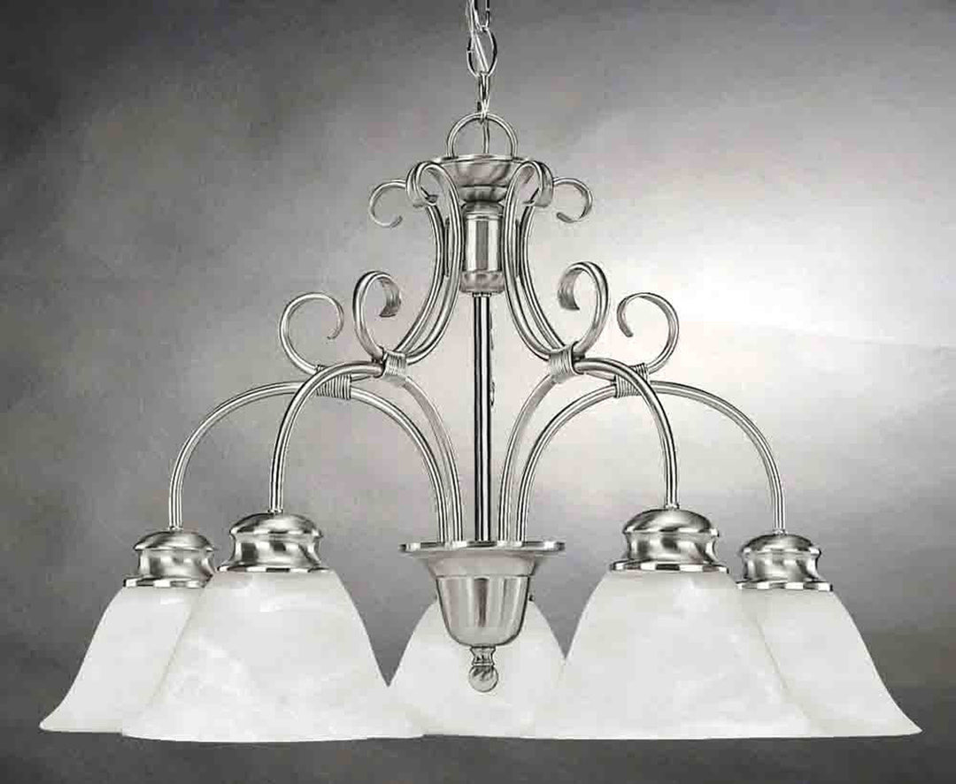 Volume Troy Brushed Nickel V2145-33 Chandelier Light - Brushed Nickel
