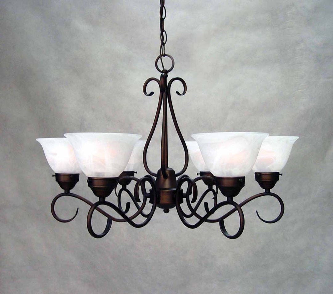 Volume Minster Antique Bronze V2446-79 Chandelier Light - Antique Bronze