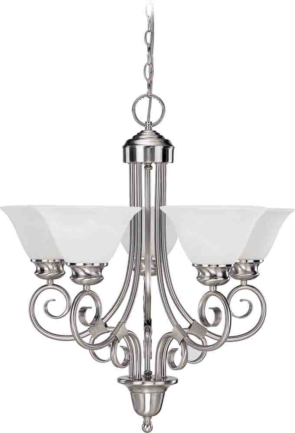 Volume Troy Brushed Nickel V2535-33 Chandelier Light - Brushed Nickel
