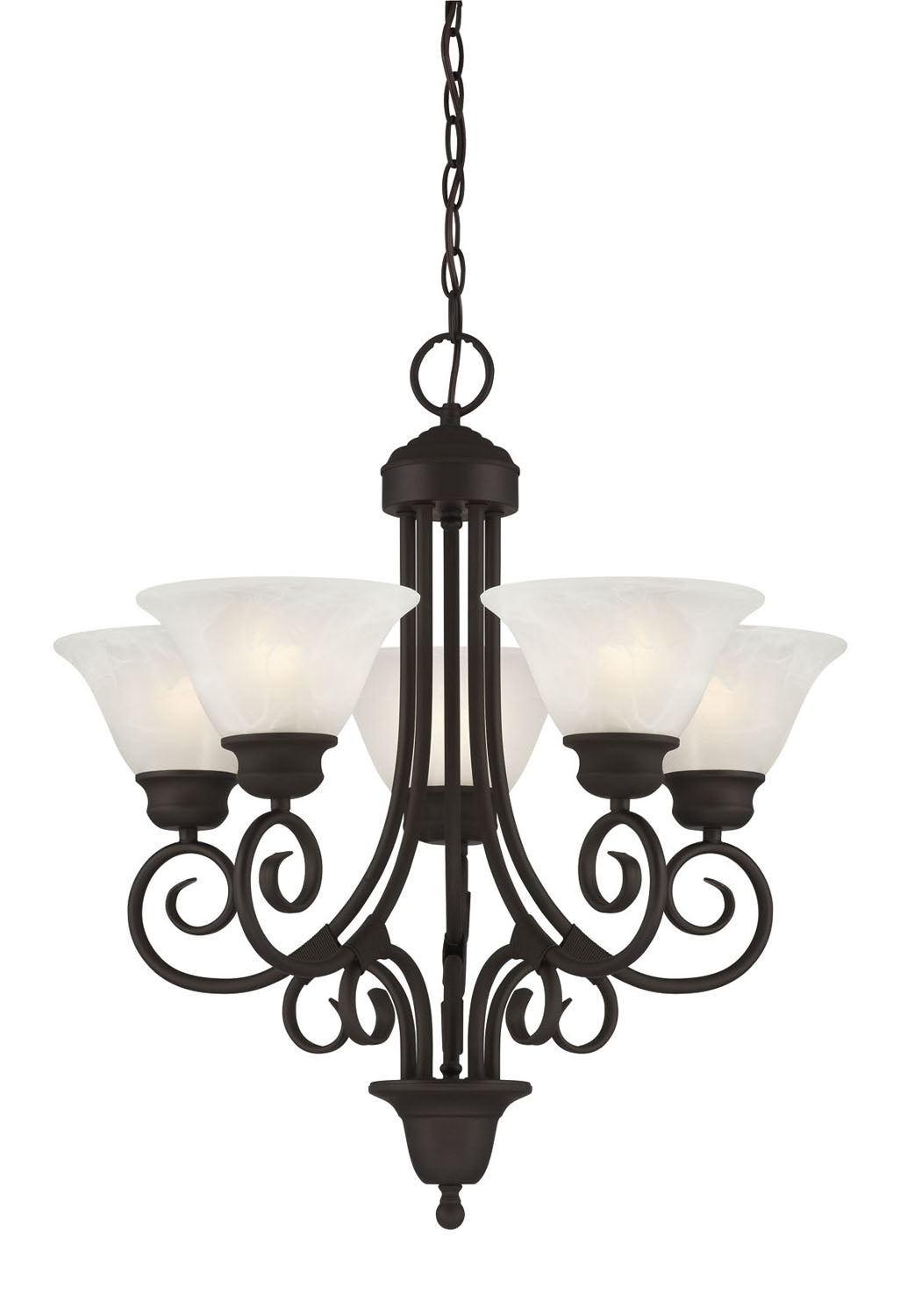 Volume Troy Antique Bronze V2535-79 Chandelier Light - Antique Bronze