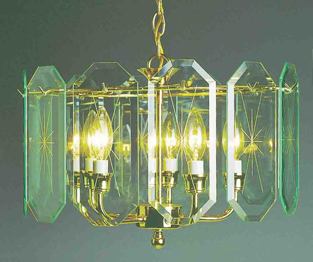 Volume Chandelier Light Polished Brass V3195-C2 Chandelier Light - Polish Brass