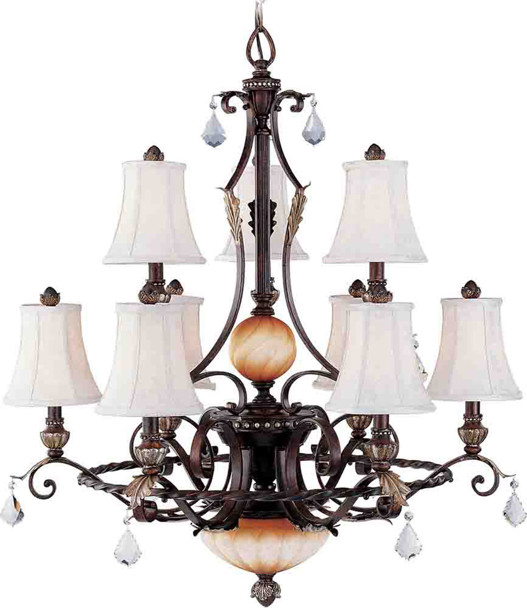 Volume Andalusia V3519-73 Chandelier Light - Vintage Bronze