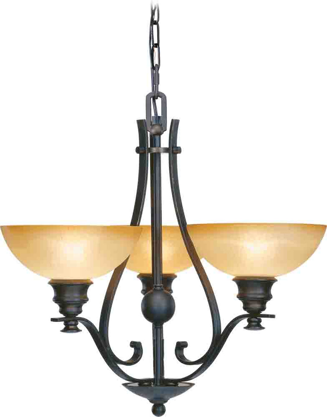 Volume Rainier V4133-65 Chandelier Light - Foundry Bronze